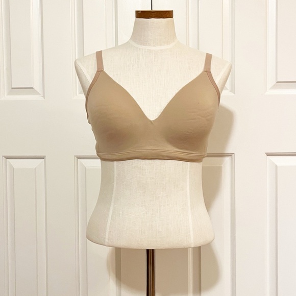 Third Love Wireless Comfortable Nude light beige light tan nude Bra. Size 1X - Picture 1 of 10